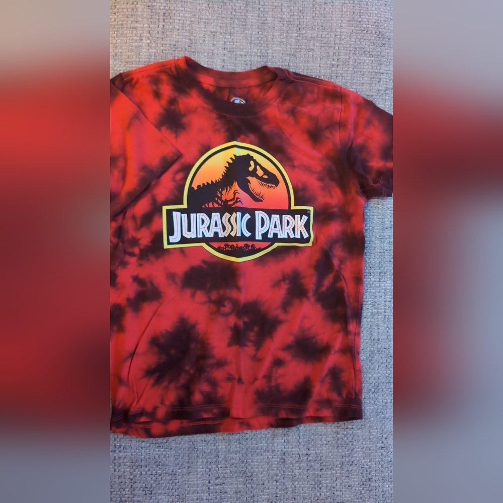 Kids Jurassic Park Tie-Dye T-Shirt